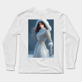 Snow in winter Long Sleeve T-Shirt